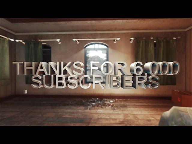 6,000 SUBSCRIBERS!