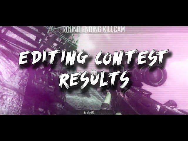 Syra's Editing Contest Results