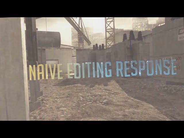 Naive editing response @eRaProne @NaiveCuba
